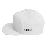 CLOKE Flat Snapback Bill Cap