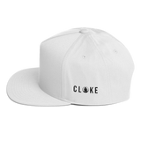 CLOKE Flat Snapback Bill Cap