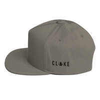 CLOKE Flat Snapback Bill Cap
