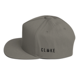 CLOKE Flat Snapback Bill Cap